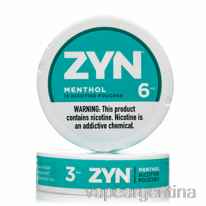 Bolsas De Nicotina Zyn - Mentol 3 Mg (paquete De 5) Vape Descartable